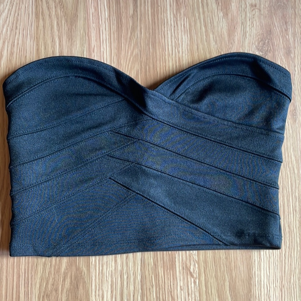 COPY - URBAN OUTFITTERS Black Bandeau Size S